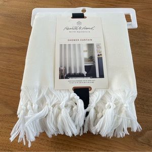 NIP Hearth and Hand with Magnolia shower curtain